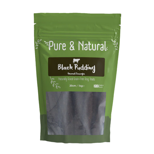 Pure & Natural Black Pudding Gourment Sausages 20cm 1kg