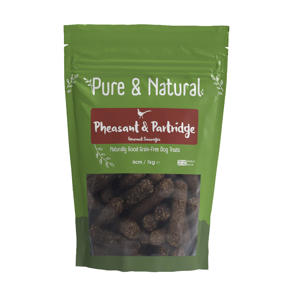 Pure & Natural Pheasant & Partridge Gourmet Sausages 6cm 1kg