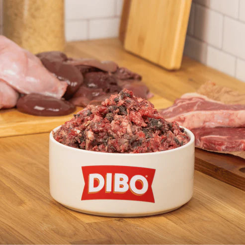The Dogs Butcher Ox Mince with Whole Rabbit in Fur 1kg