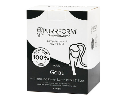 Purrform Minced Goat Pouches 6 x 70g
