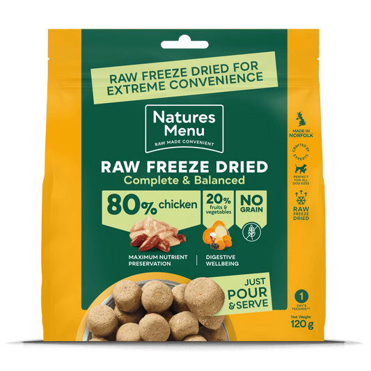 Natures Menu Raw Freeze Dried 80/20 Chicken 120g