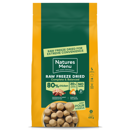 Natures Menu Freeze Dried Complete Chicken 625G