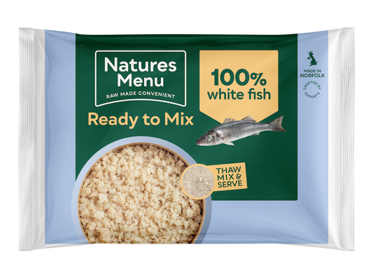 Natures Menu Frozen Minced White Fish 400g