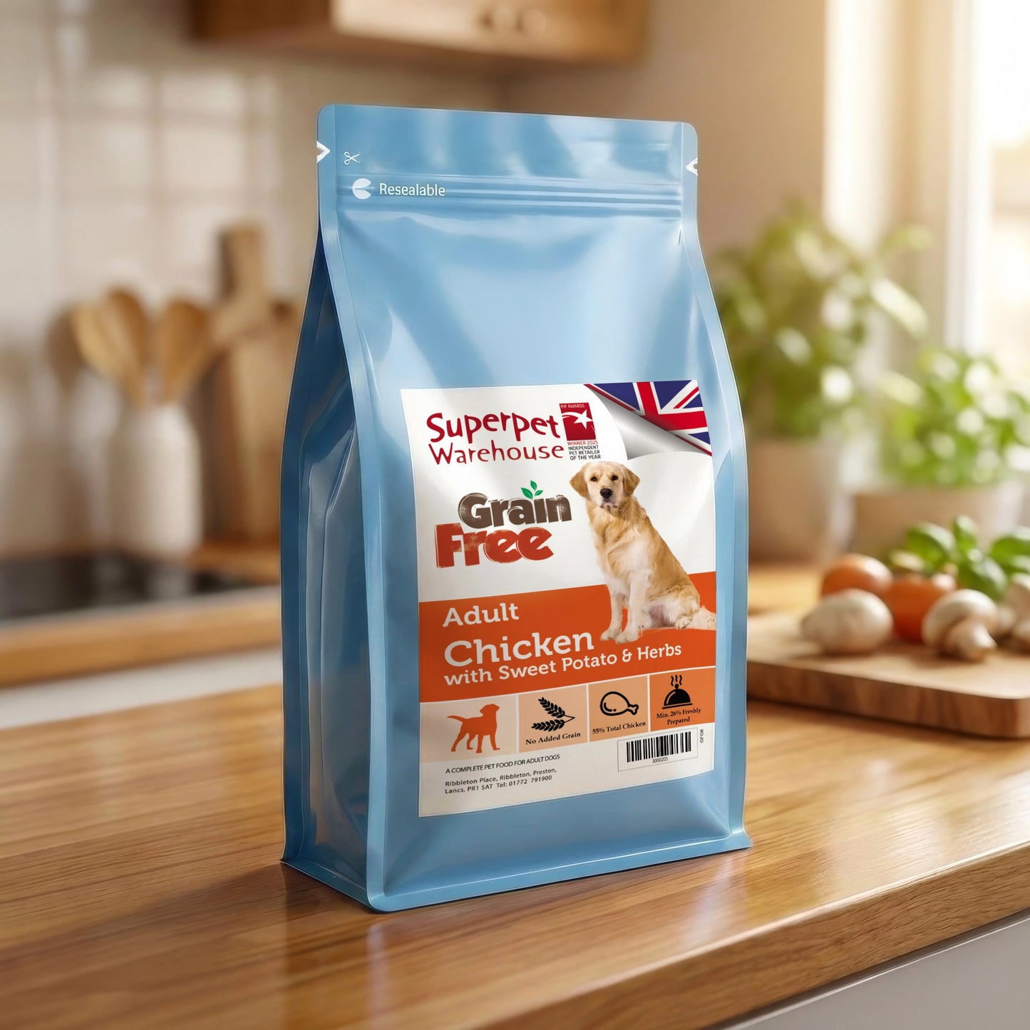 Superpet Grain Free Adult Chicken 2kg