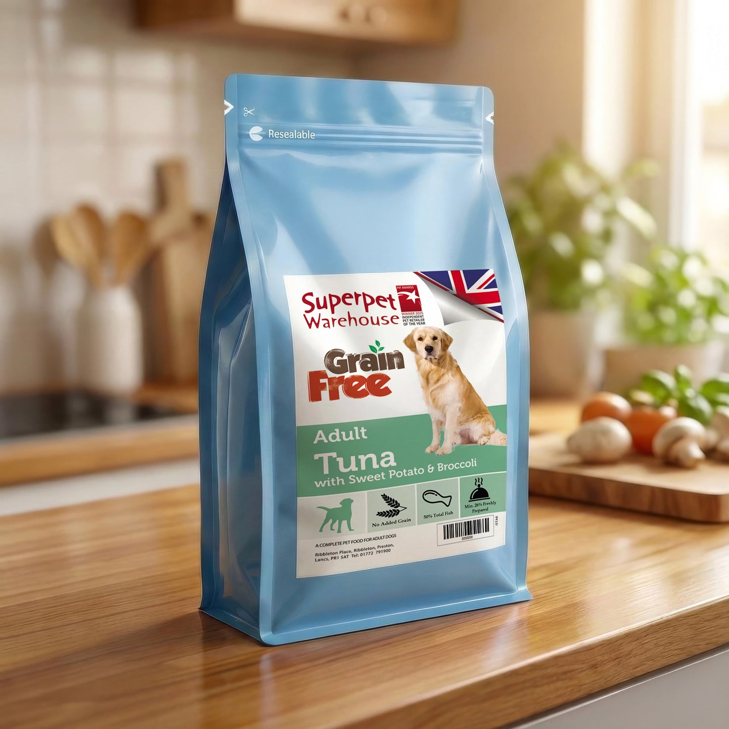Superpet Grain Free Adult Tuna 2kg