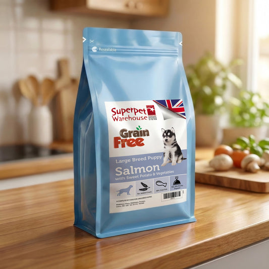 Superpet Grain Free Puppy Large Breed Salmon 2Kg