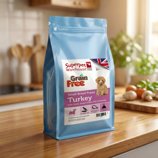 Superpet Grain Free Small Breed Puppy Turkey & Duck 2kg