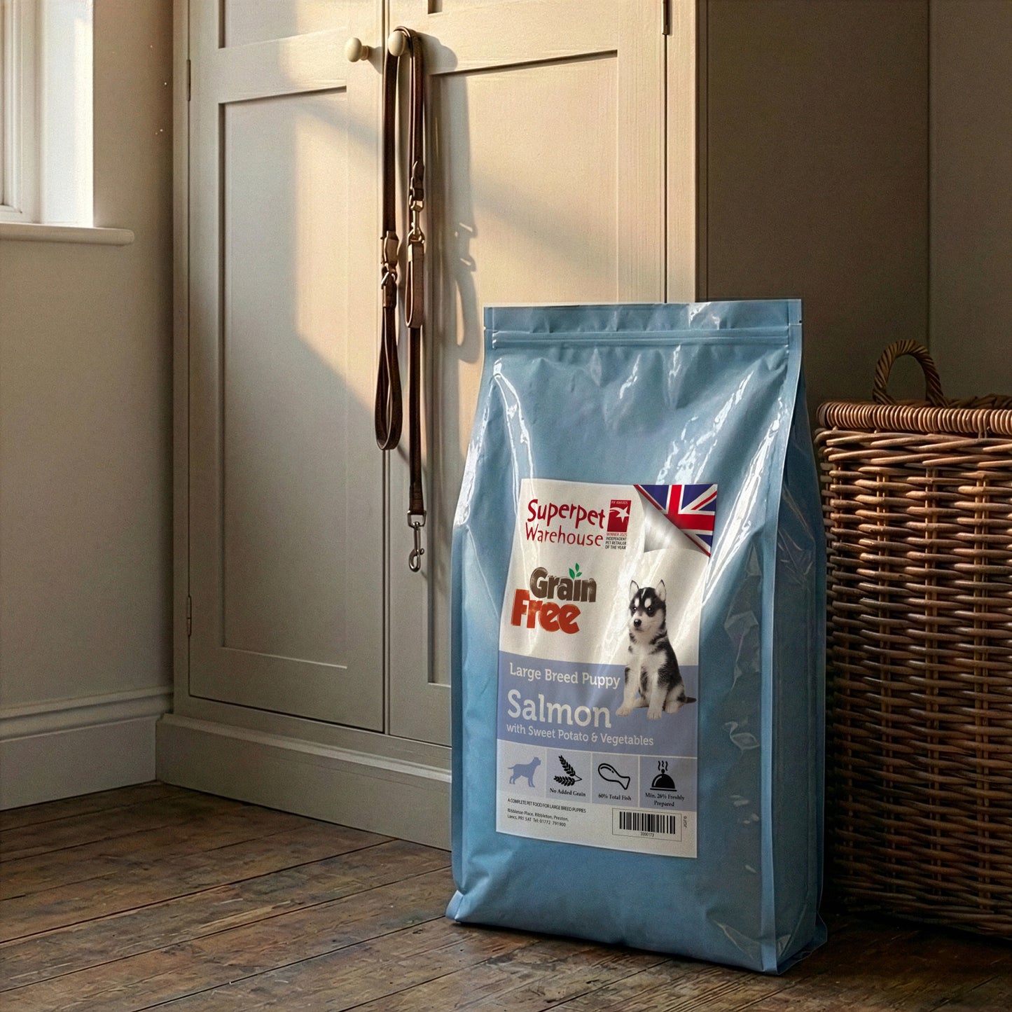 Superpet Grain Free Puppy Large Breed Salmon 6Kg