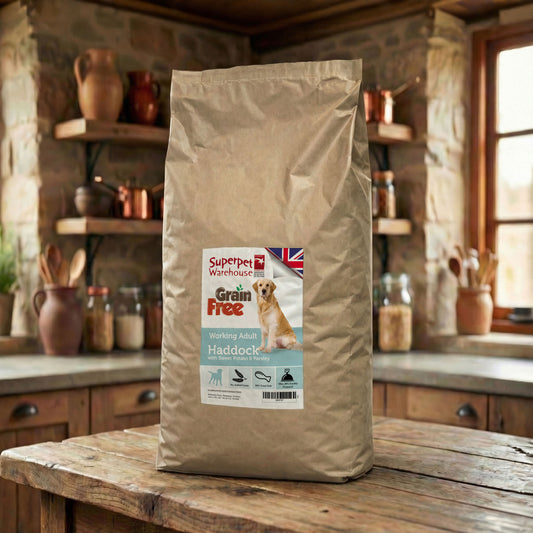 Superpet Grain Free Adult Haddock Working Dog 15kg