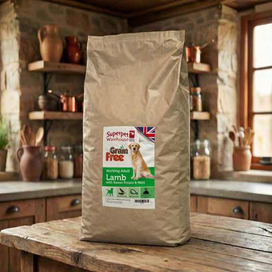 Superpet Grain Free Adult Lamb Working Dog 15kg