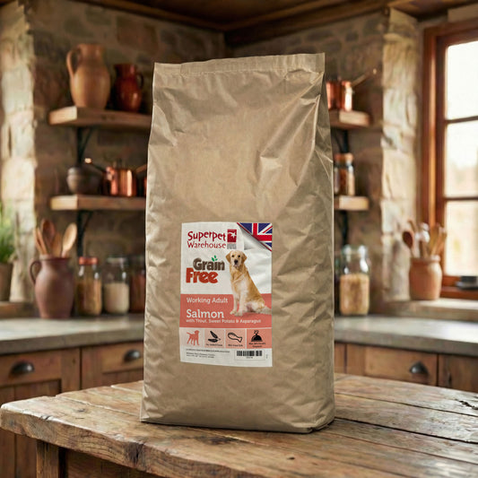 Superpet Grain Free Adult Salmon Working Dog 15kg