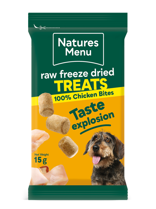 Natures Menu Freeze Dried Bites 15G Chicken