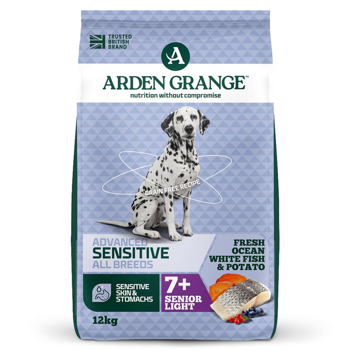 Arden Grange Dog Adult Sensitive Light & Senior 12kg product image
