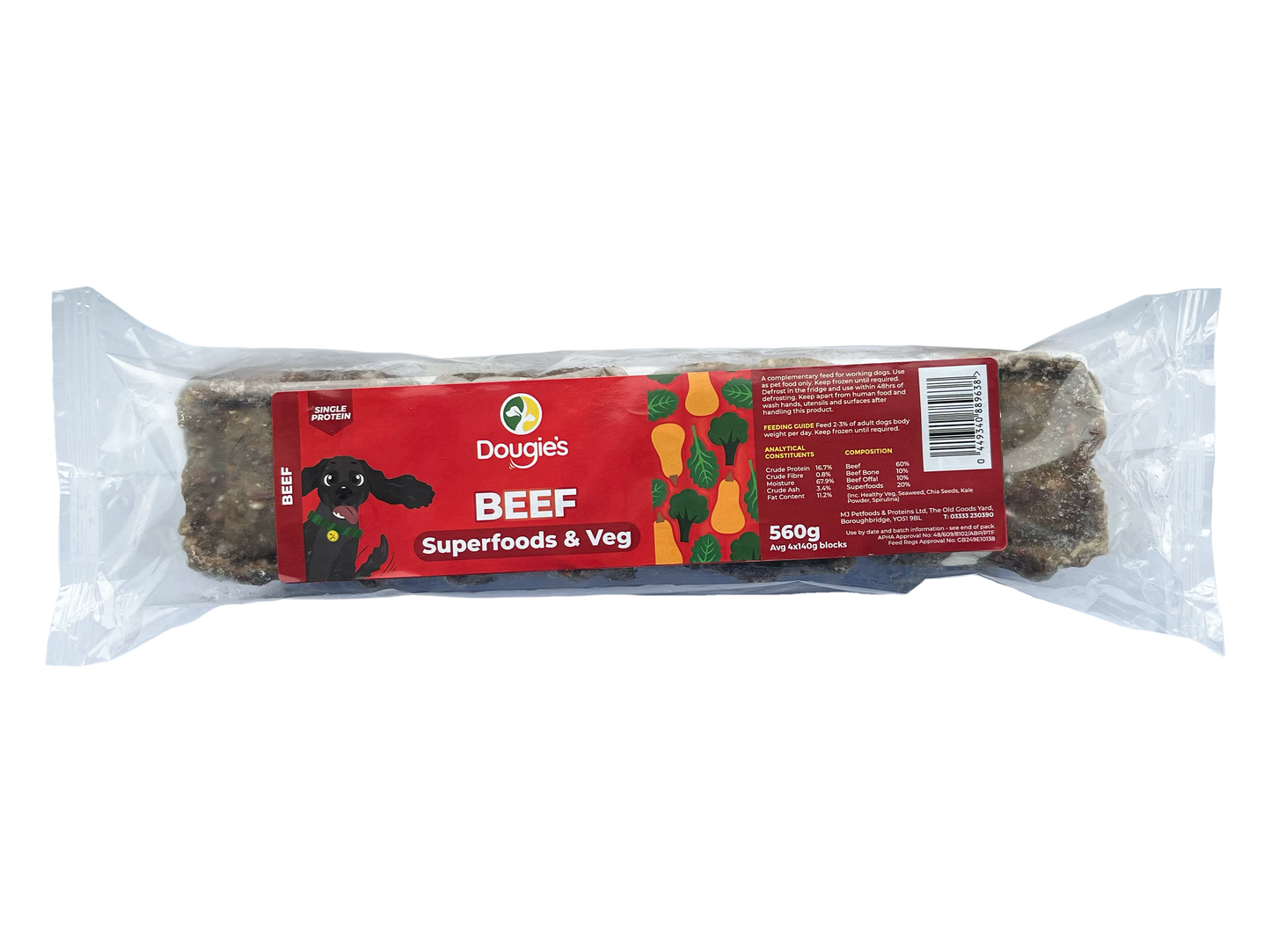 Dougies Superfoods Beef 560G