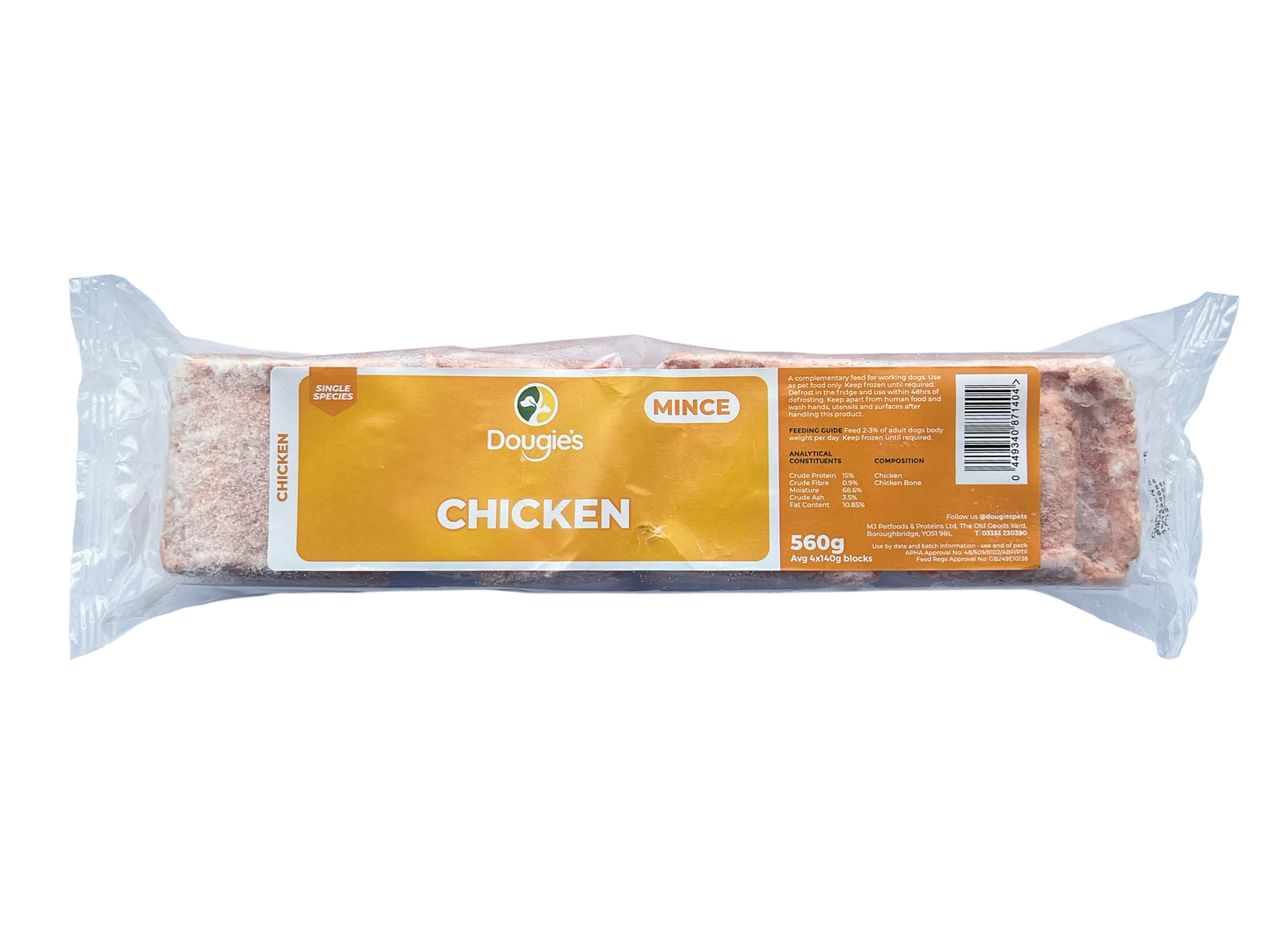 Dougies Just Mince Chicken 560g