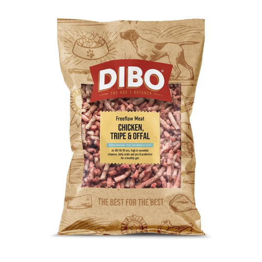 DIBO Chicken,Tripe & Offal Freeflow 1kg