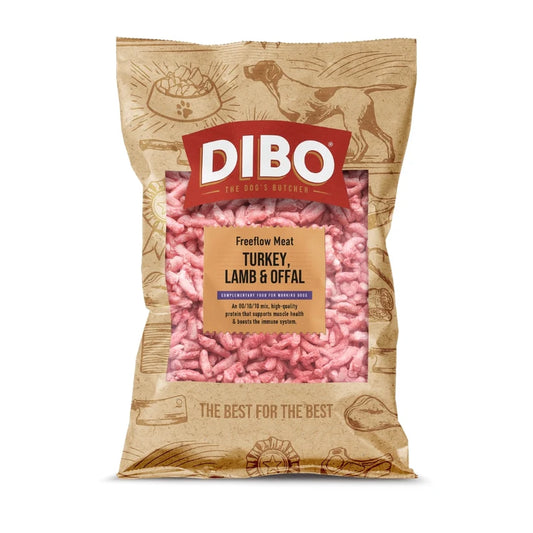 Dibo Turkey,Lamb & Offal Freeflow 1Kg