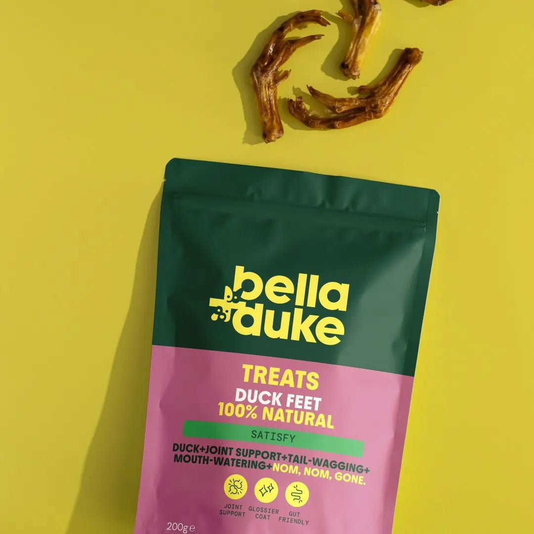 Bella & Duke Treats Succulent Duck Feet 200g