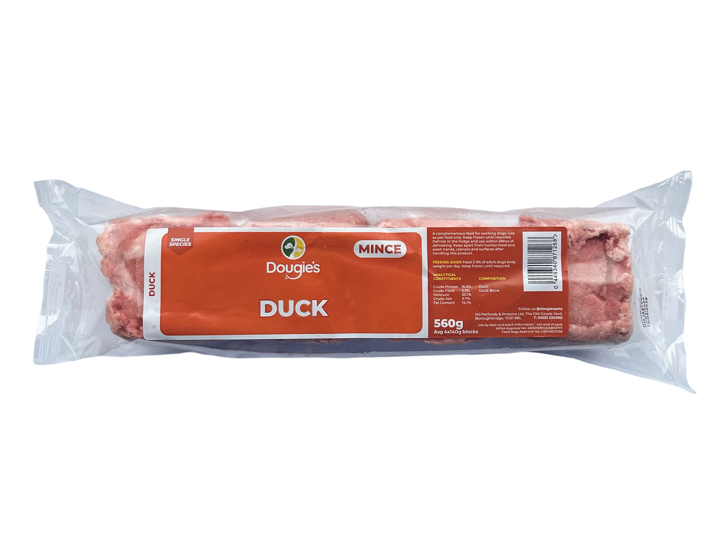 Dougies Just Mince Duck 560g