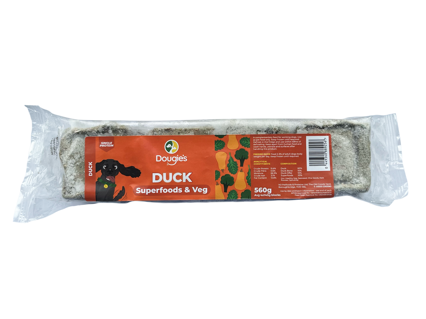 Dougies Superfoods Duck 560g