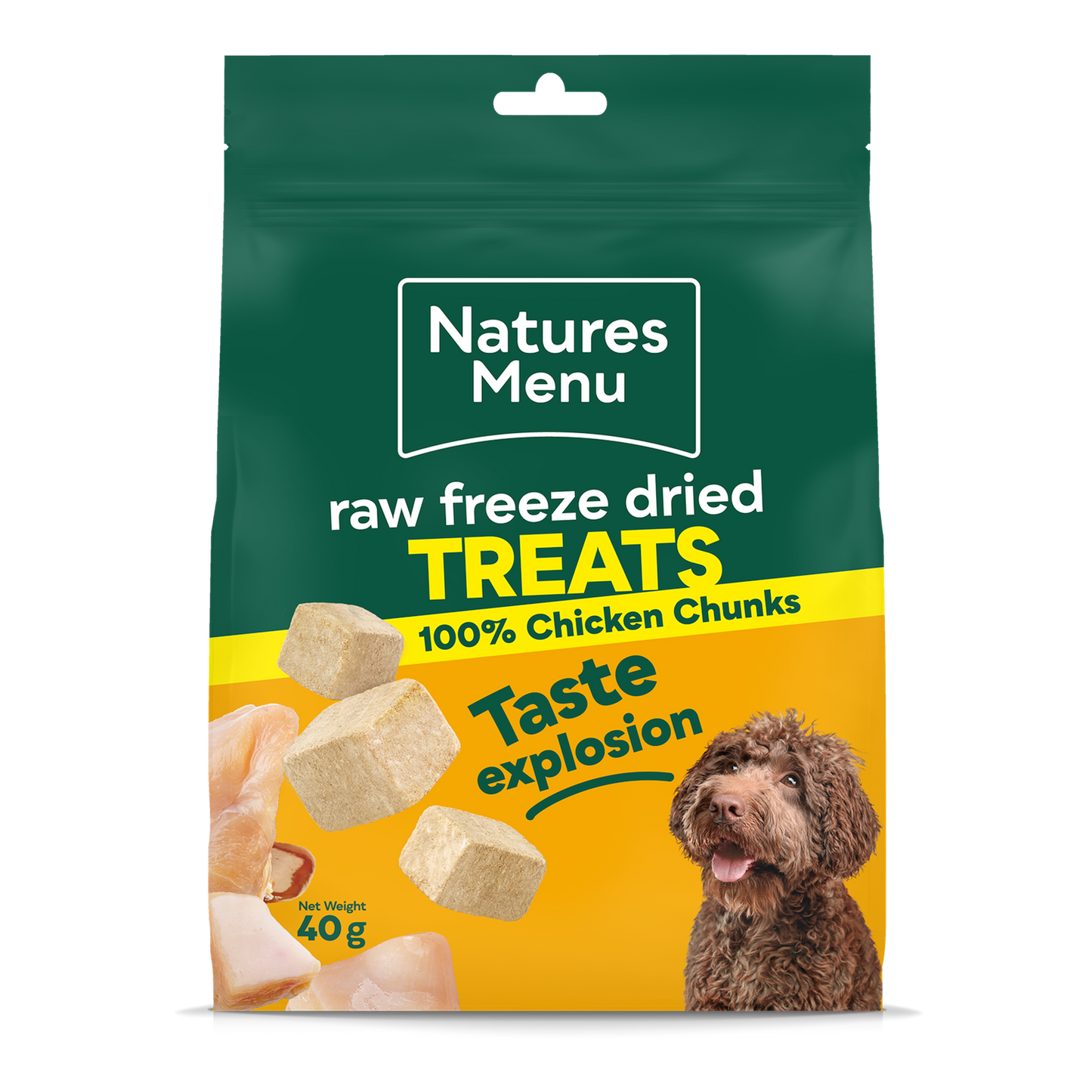 Natures Menu Freeze Dried Treats Chicken Chunks 40g