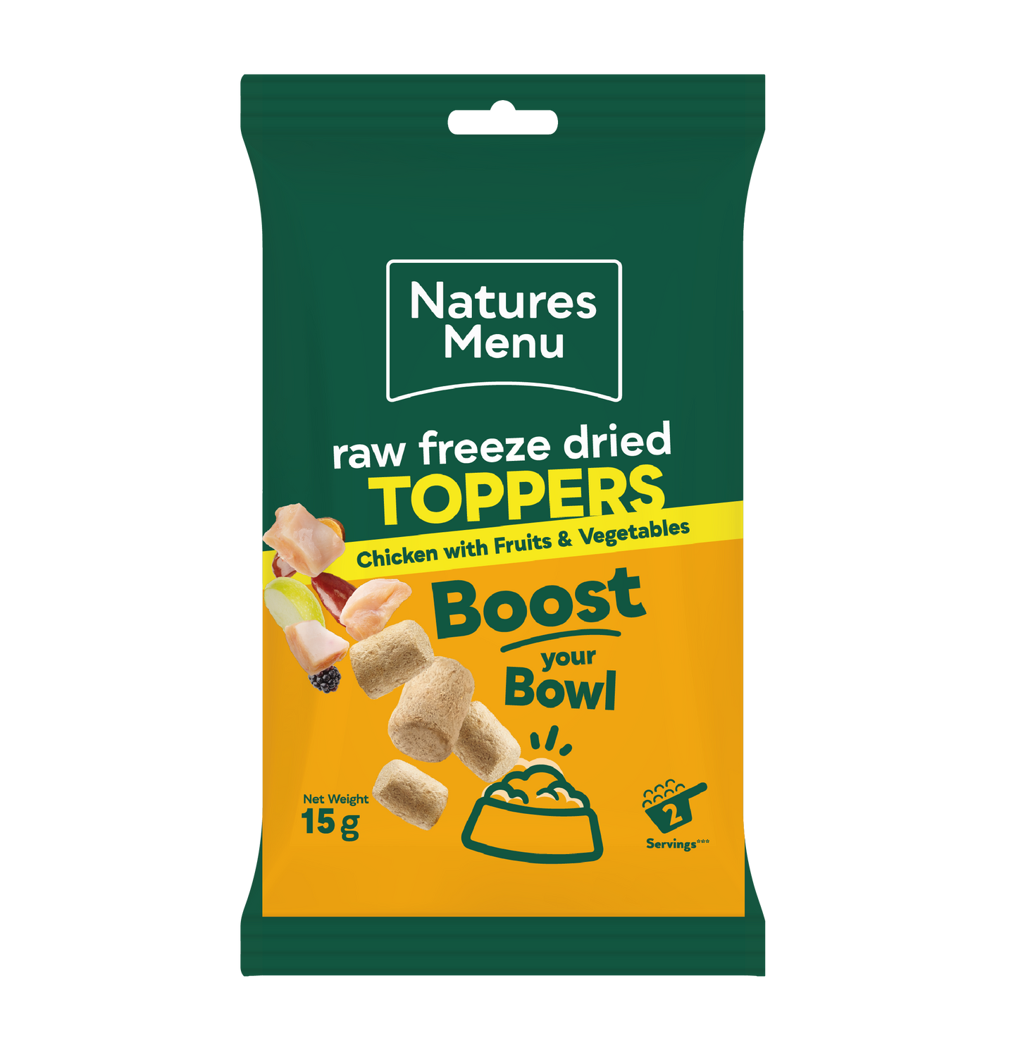 Natures Menu Chicken Freeze Dried Toppers (15g)