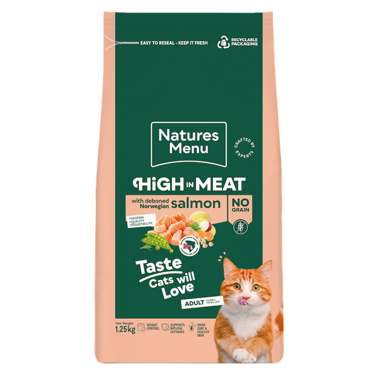 Natures Menu High In Meat Cat Salmon 1.25kg