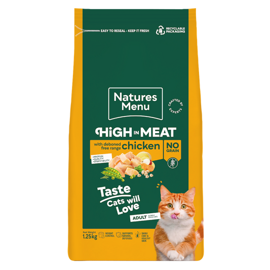 Natures Menu High In Meat Cat Chicken 1.25kg