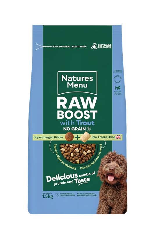 Natures Menu Raw Boost With Trout No Grain 1.5kg