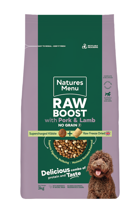 Natures Menu Raw Boost Pork And Lamb 3Kg