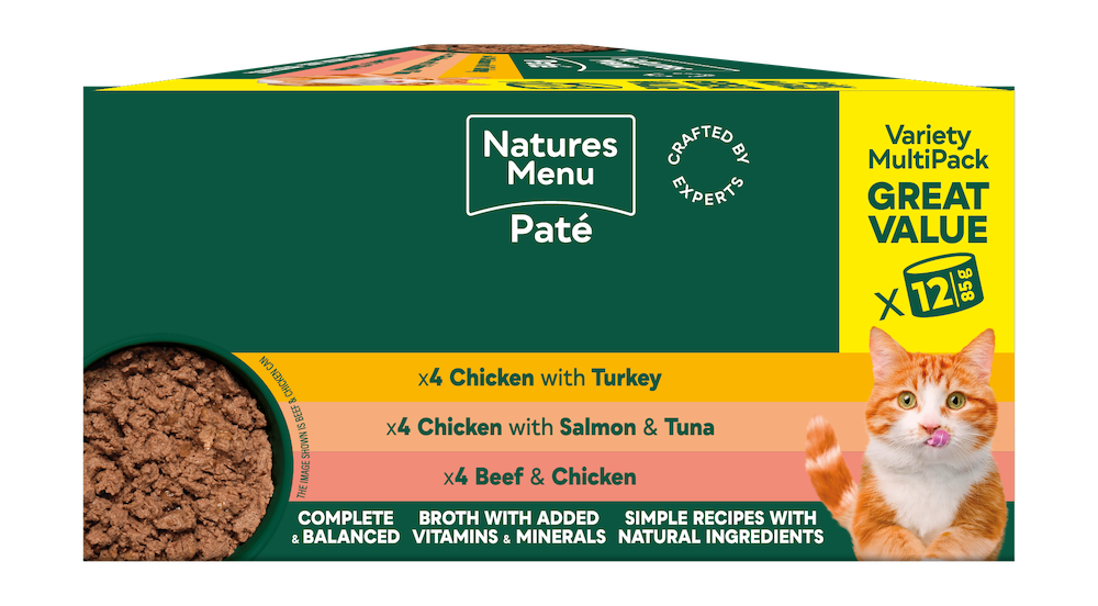 Natures Menu Cat Pate Multipack 12 x 85g
