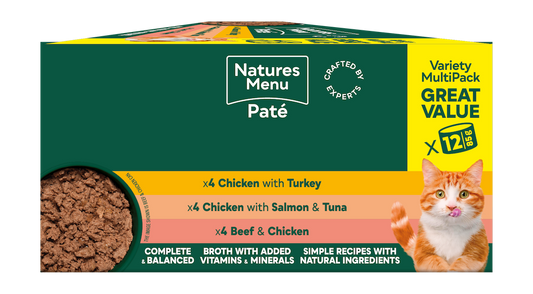 Natures Menu Cat Pate Multipack 12 x 85g