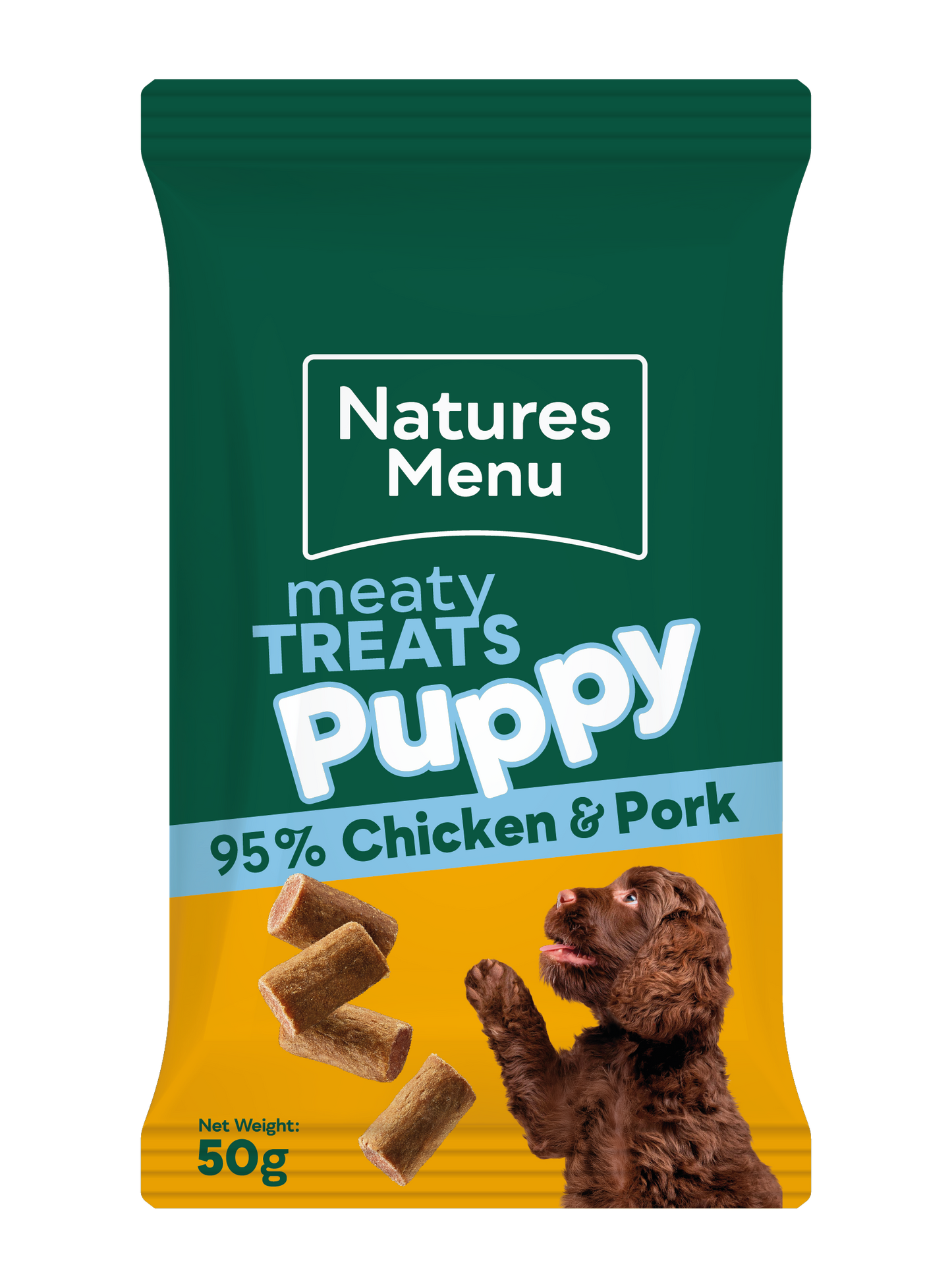 Natures Menu Treats Puppy Chicken & Pork 50g