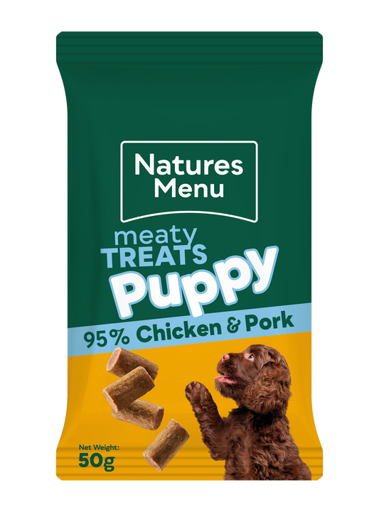 Natures Menu Treats Puppy Chicken & Pork 50g