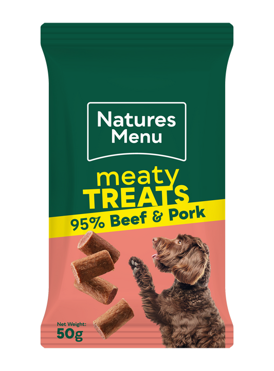 Natures Menu Meaty Treats Beef & Pork 50g