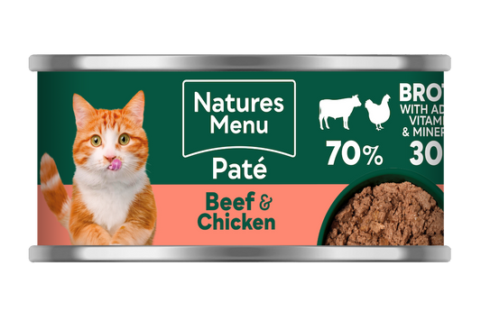 Natures Menu Cat Pate Beef & Chicken 85g