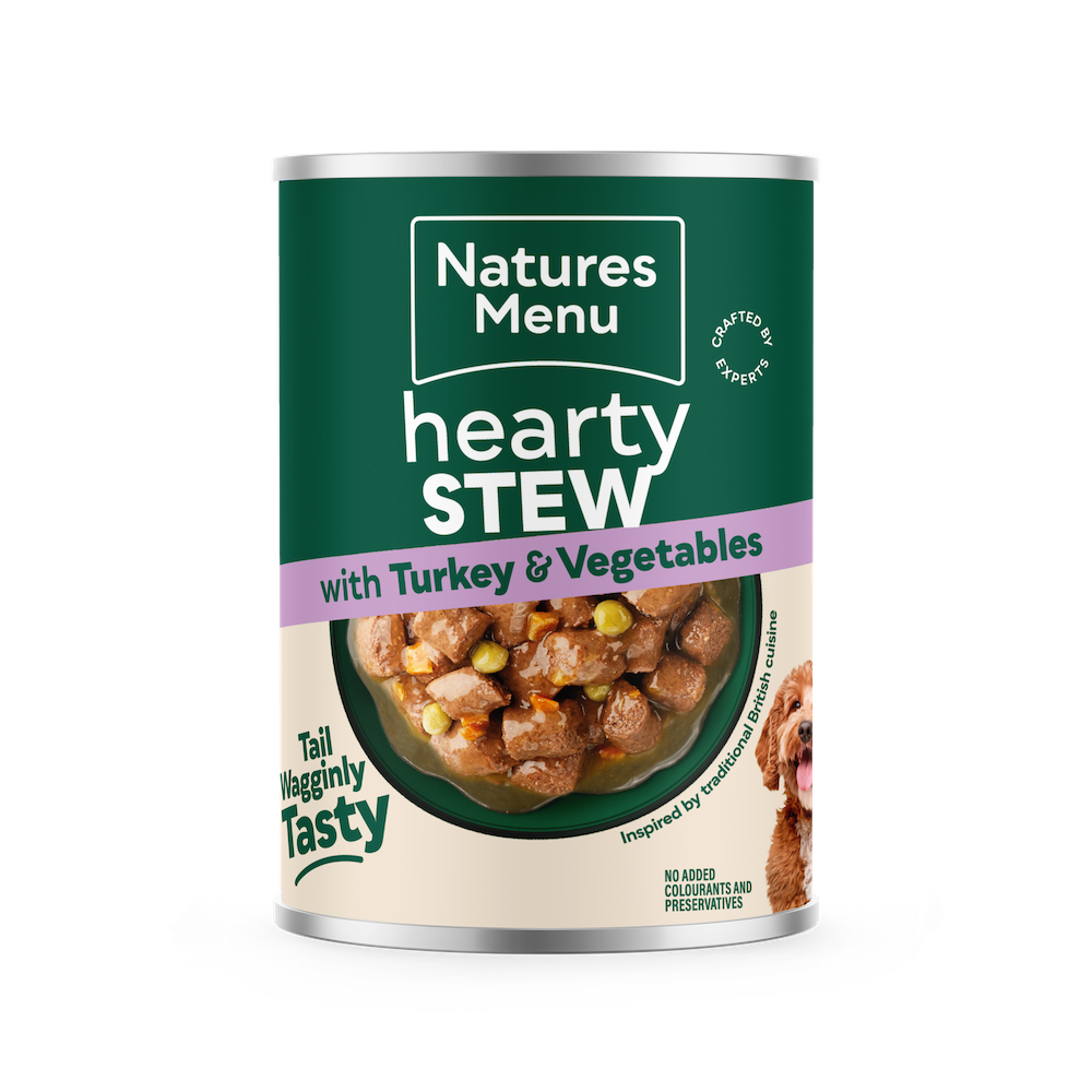 Natures Menu Turkey and Vegetable Hearty Stew Can 415g