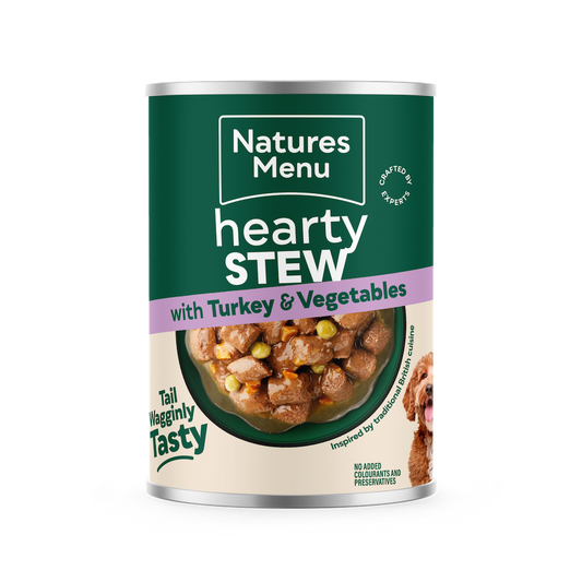 Natures Menu Turkey and Vegetable Hearty Stew Can 415g