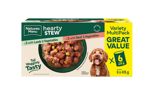 Natures Menu Hearty Stews Lamb & Beef Multipack 6 x 415g
