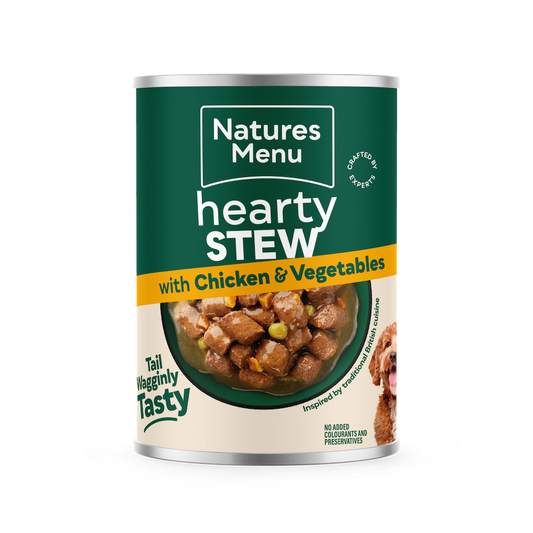Natures Menu Chicken and Vegetable Hearty Stew Can 415g