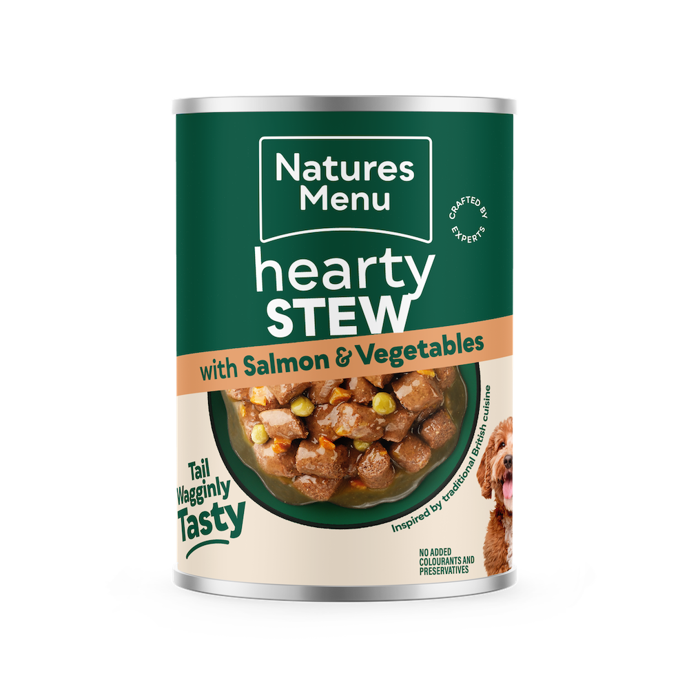Natures Menu Salmon & Vegetable Hearty Stew Can 415g