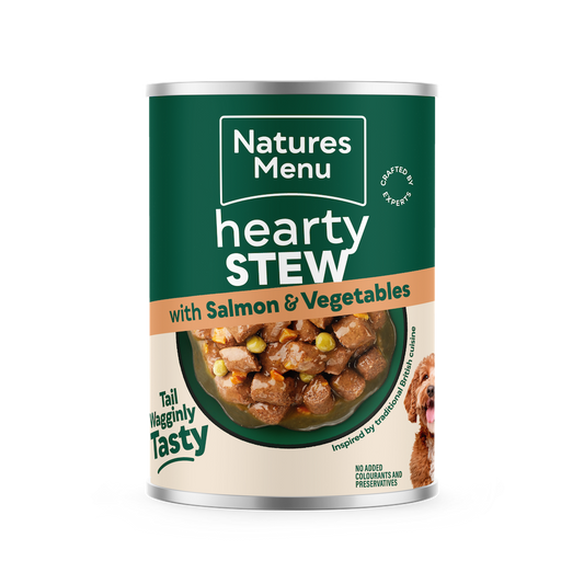 Natures Menu Salmon & Vegetable Hearty Stew Can 415g