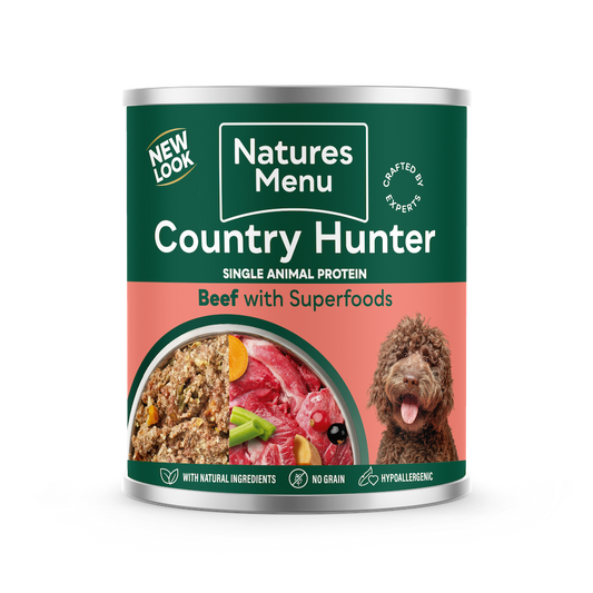Natures Menu Country Hunter Beef with Superfoods Can 600g