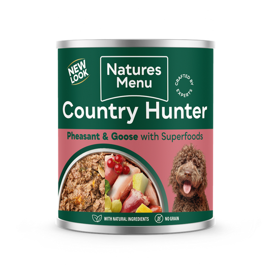 Natures Menu Country Hunter Pheasant and Goose with Superfoods Can 600g