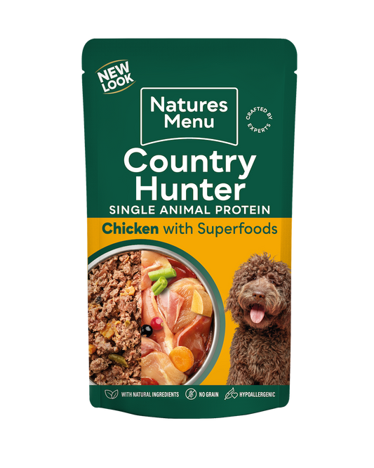 Natures Menu Country Hunter Chicken with Superfoods Pouch 150g