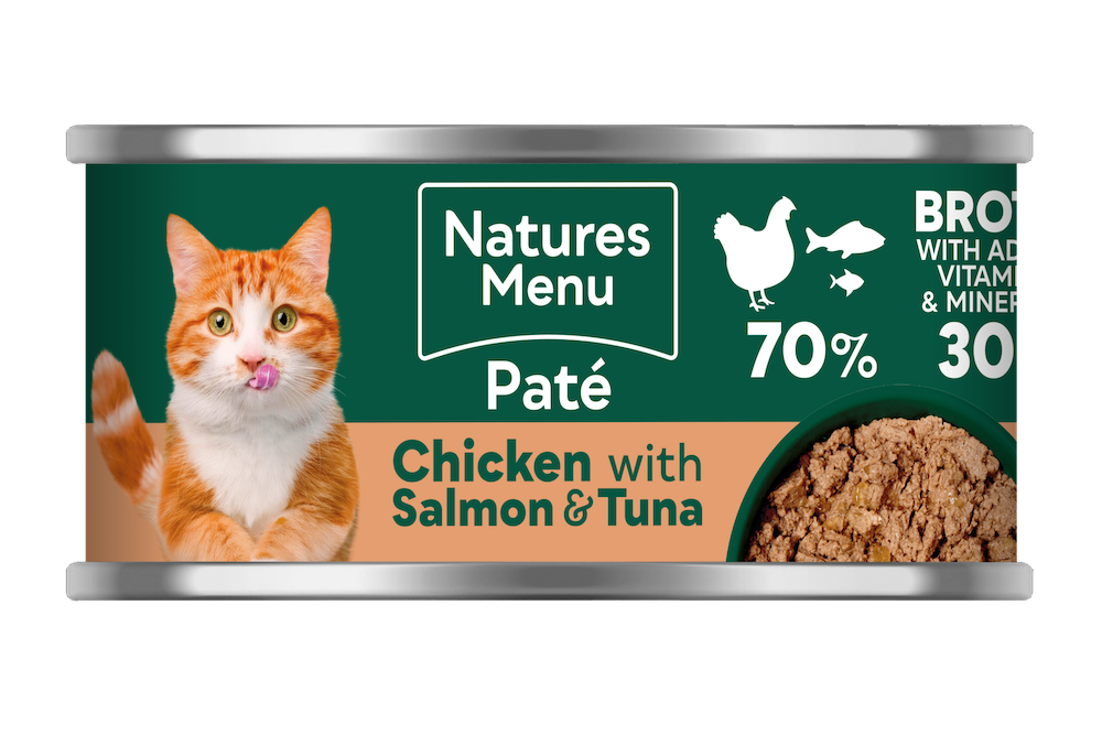 Natures Menu Cat Pate  Chicken with Salmon & Tuna 85g