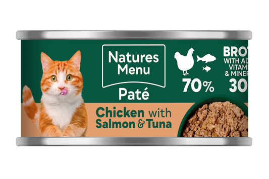 Natures Menu Cat Pate  Chicken with Salmon & Tuna 85g
