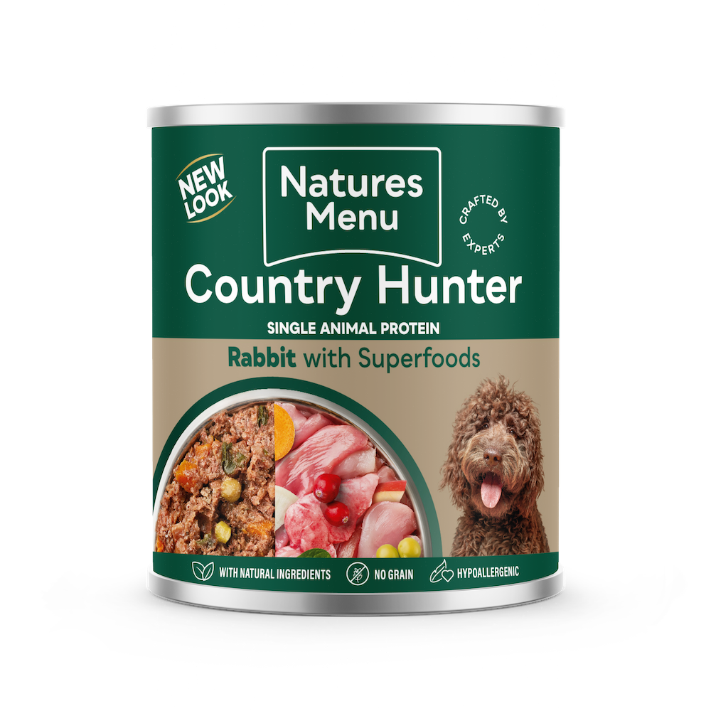 Natures Menu Country Hunter Rabbit with Superfoods Can 600g
