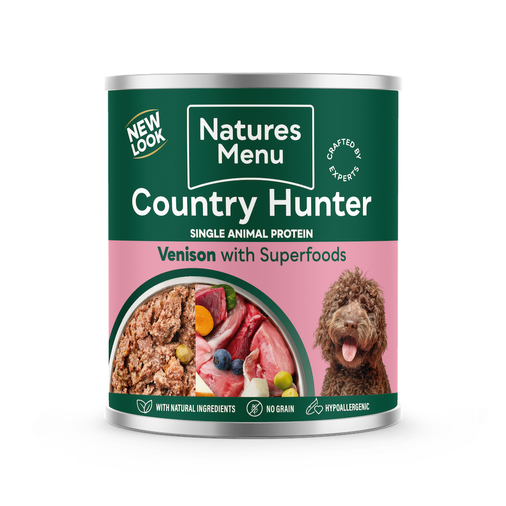 Natures Menu Country Hunter Wild Venison with Superfoods Can 600g
