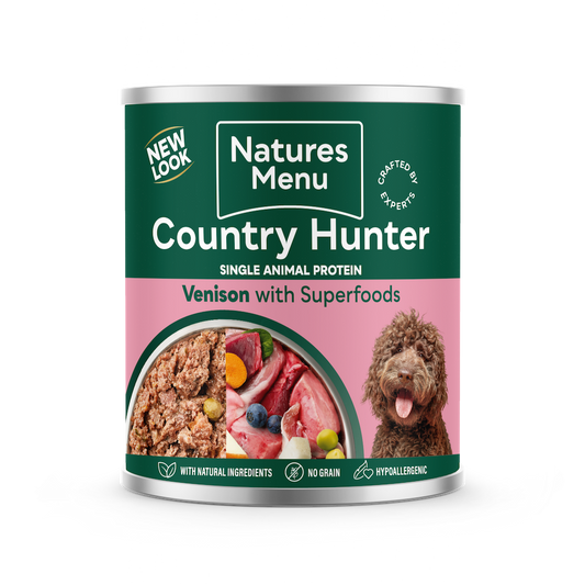 Natures Menu Country Hunter Wild Venison with Superfoods Can 600g